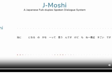 【トピックス】まるで人間のように日本語で会話をするAI、J-Moshi